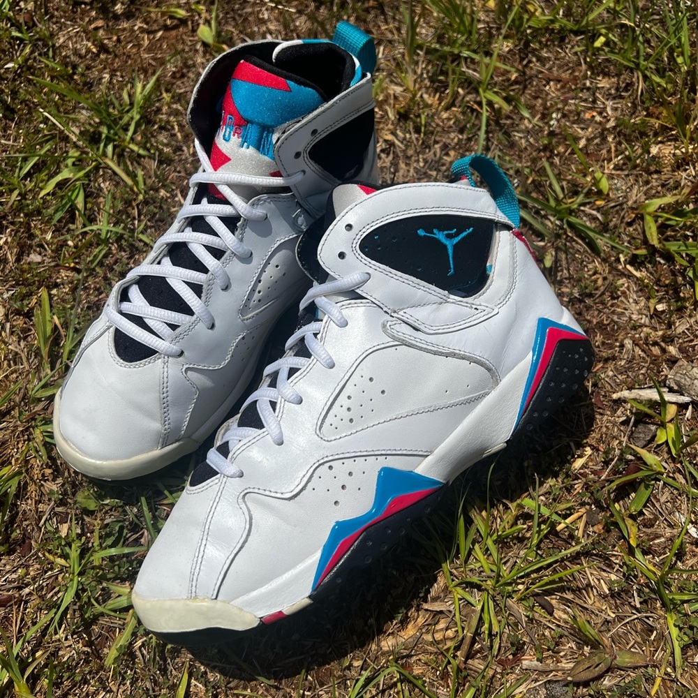 CLEAN Air Jordan 7 size 6 VII Orion Blue 2011 shoes
